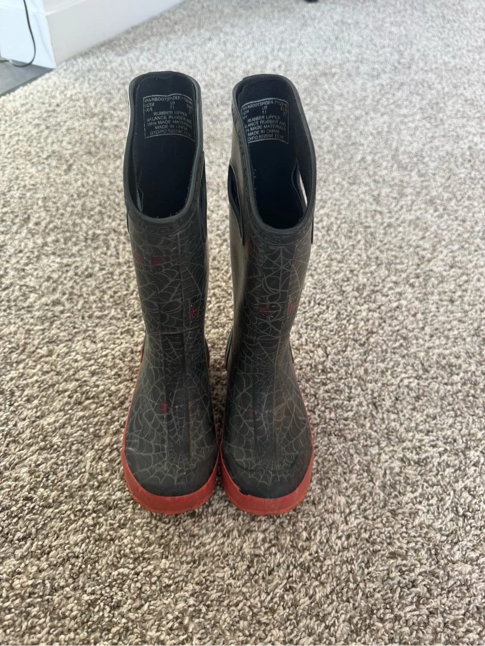 Bogs Kids Spider-Man rain boot